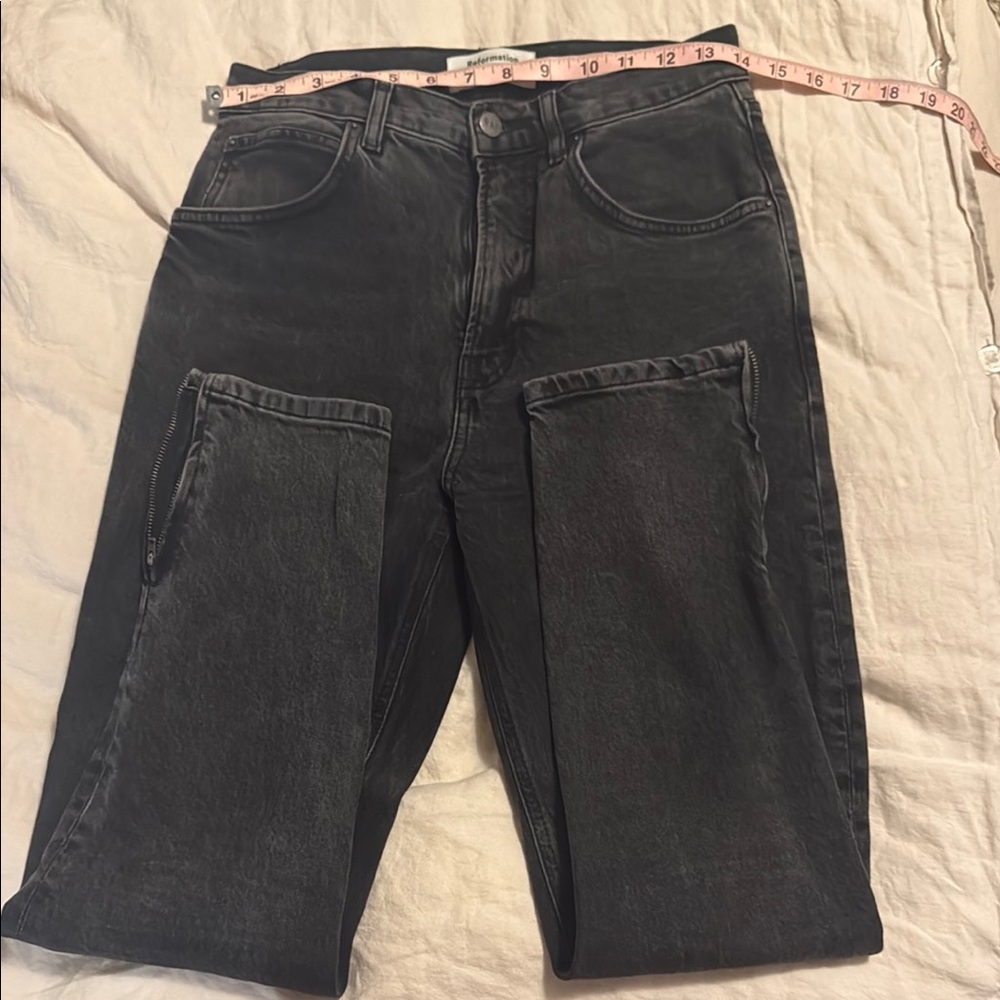 Reformation Black Jeans size 27